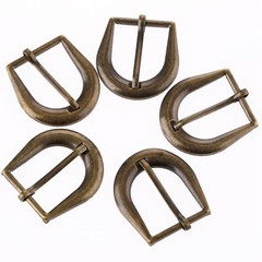 Vintage Bronze 42*32mm Belt Buckles Strap Lot Leathercraft Antique Retro Iron