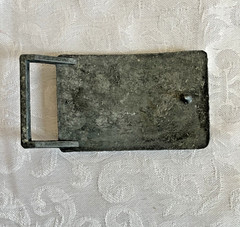 Vintage Eagle Belt Buckle Cast Metal Pewter Finish Western Americana USA Patriot