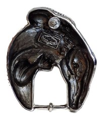 AB STEEL BY AL BERES 1&Prime; ALLIGATOR 3 PIECE BUCKLE SET ONLY #ST118 « BUCKLES ONLY! »