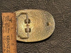 Bad ass bull belt buckle, new condition, embossed bull head