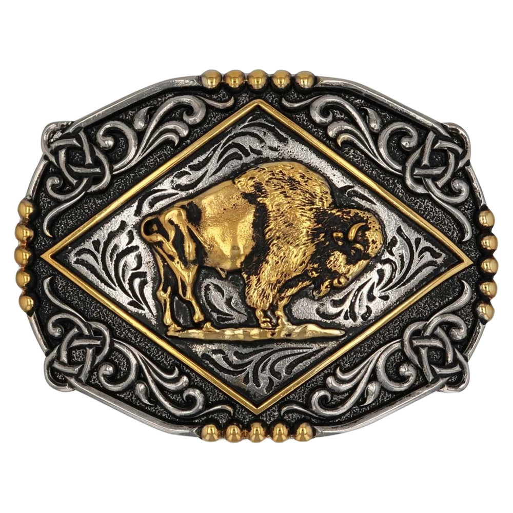 Montana Silversmiths Men&rsquo;s Majestic Valor Black Attitude Buckle A1036P