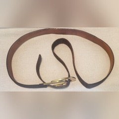 Beautiful Vintage Gucci Brown Suede Leather Belt