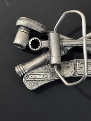 Vintage Mechanic Ratchets Wrench Tools Belt Buckle Made In USA