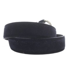 Salvatore Ferragamo Belt Suede Leather Gancini 85 Navy
