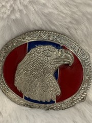 New Belt Buckle Eagle Head Western style Cowboy New