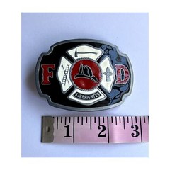 Fire Department FD Firefighter Belt Buckle First Responders NOS