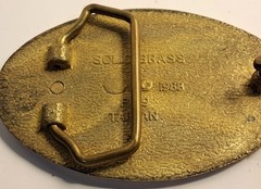 Alaska Highway 1942-1992 50th Anniversary belt buckle