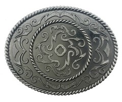 Floral Aztec Design Belt Buckle Men Metal Cowboy Texas Usa Rodeo Western Fashion