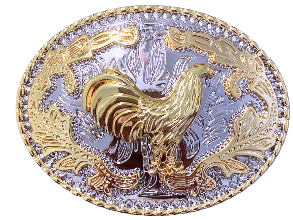 Rooster Chicken Western Rodeo Fashion Unisex Cowboy and Cowgirl Belt Buckles