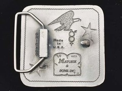 US MALE Novelty Funny United States Postal Service Mailman Vintage Belt Buckle