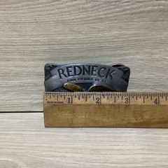 Siskiyou 1984 Belt Buckle M-29 Redneck And Proud Of It Enamel Eagle Rifle Flag