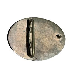 ARMCO USA Bicentennial 1776-1976 Commemorative Brass Tone belt buckle Oval
