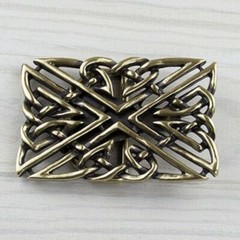 Celtic Belt Buckle Heart Knot Brass Interchangeable Buckle GS5385
