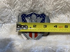 Vintage Great American Products Belt Buckle United States Army “COME GET SOME”