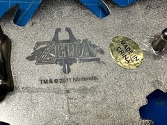 The Lengend Of Zelda Twilight Princess Triforce Logo Belt Buckle Tm2011 Nintendo