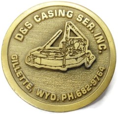 Belt Buckle D&S Casing Service Gillette Wyoming HIT LINE USA