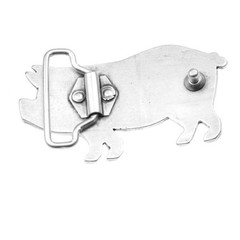 Pig Belt Buckle Vintage Style – Funny Animal Buckle for Farm Fans