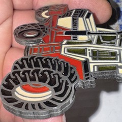 Vintage Rare New Tractor Belt Buckle Limited Edition Embossed Free Shipping