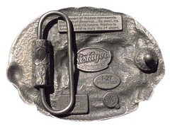 COWBOY & HORSE RODEO METAL BELT BUCKLE COWBOY & WESTERN HEBILLA JARIPEO