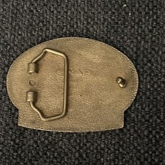 Vintage Fire Fighter America’s Hero’s Enamel Brass Belt Buckle 1986 (B3)