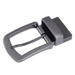 1.5&Prime; (38mm) Reversible Belt Buckle Replacement Belt Buckle Heavy Duty Gun Black