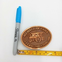 Case Tractor Belt Buckle Ag Hall Of Fame 1989 Limited Edition Agriculture Farm