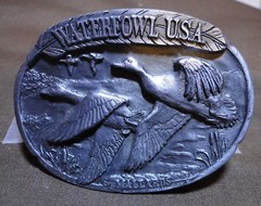 Belt Buckle – Waterfowl U.S.A. – Mallards – 1993-1994 – One of 5000 – 2.75 »x2.2