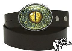Dinosaur Belt Buckle – Dragon Cosplay Eyeball Art Handmade Buckle -161-E