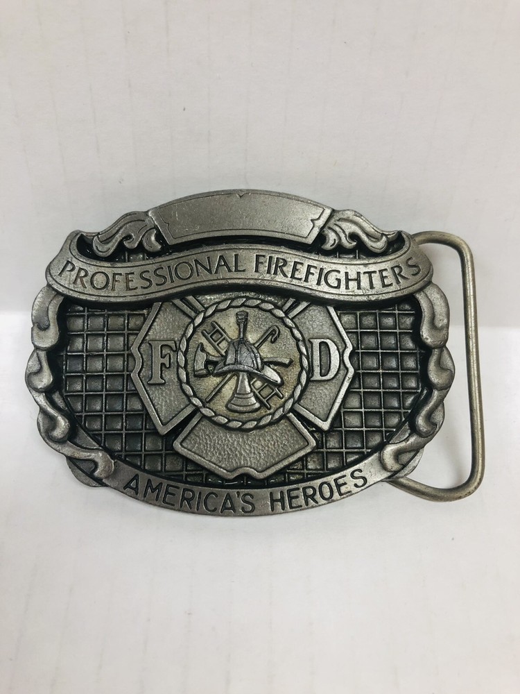Professional Firefighters America&rsquo;s Heroes Masterpiece Collection Metal Buckle