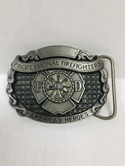 Professional Firefighters America&rsquo;s Heroes Masterpiece Collection Metal Buckle