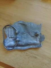Protect Our American Heritage Belt Buckle Great American 4027 vintage NOS