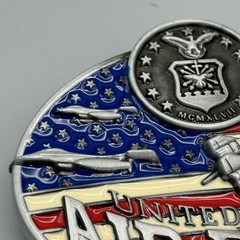 Military Themed Belt Buckle United States Airforce USAF Unisex Belt NOT Included