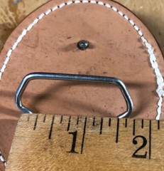 Vtg Tooled Leather Western Belt Buckle name JEAN custom Big 4” cowboy