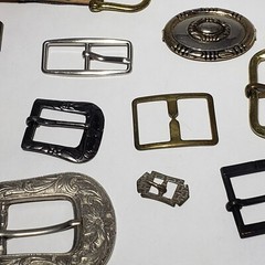 Vintage Mixed Lot of 26 Metal Belt Buckles