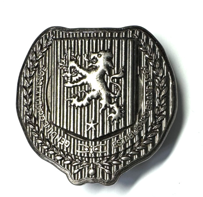 Pewter Belt Buckle Rampant Lion Design 1981 Genuine Quality Fits 1.5&Prime; Taiwan