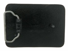 Western Bear Paw Rectangle Metal Belt Buckle