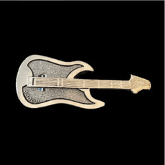 Electric Guitar Belt Buckle Rock Roll Music Instruments Boucle de Ceinture