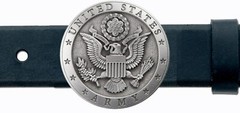 Heritage Pewter US Army Belt Buckle w/Gift Box Circle