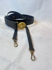 Vtg US Navy Officers Sword Belt And Buckle With Hangers Size 40 Meyer New York