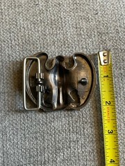 Perched Eagle Belt Buckle Vintage 1980s AVON Patriotic Western See Pics
