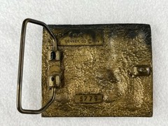 Handmade 1979 American Eagle Wyoming Belt Buckle by SPEC CAST 5779