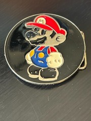 Vintage Collectible Super Mario Color Metal Belt Buckle