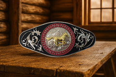 Western Cowboy Belt Buckle – BIG Beautiful Buckle