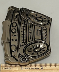 Boom Box Stereo Old School Style Rap Hip Hop Belt Buckle Rock unisex Retro