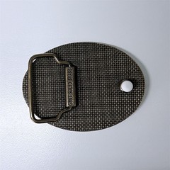 Western Deerl Oval Solid Brass Metal Belt Buckle