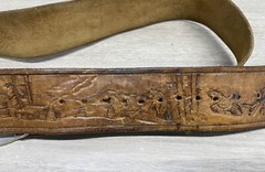 Bluegrass Festival Louisville Kentucky Belt Buckle w/ Leather Belt 4 Ft