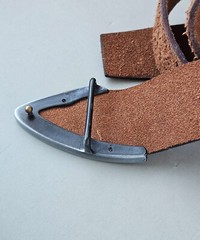 Armani Jeans Casual Belt Mens Sz 37&Prime;-41&Prime; Rough Distressed Leather 1.7&Prime; Brown