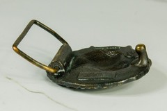 Ferdinand the Bull belt buckle western Bergamot Brass Works 1976