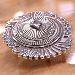 BIGTWIN Sterling Silver 925 King Navajo Buckle Men&rsquo;s Belt (36mm width)