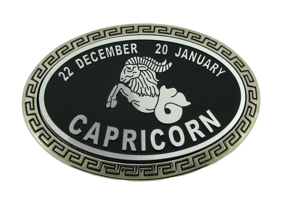 Capricorn Zodiac Sign Bottle Opener Belt Buckle Birthday hebilla del cinturón